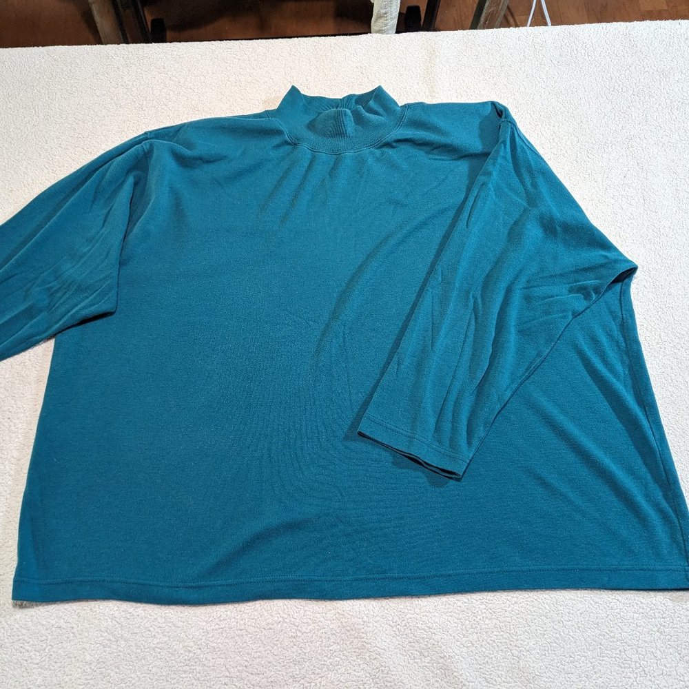 Shirt - AD Sport brand. Size L. Blue long sleeve